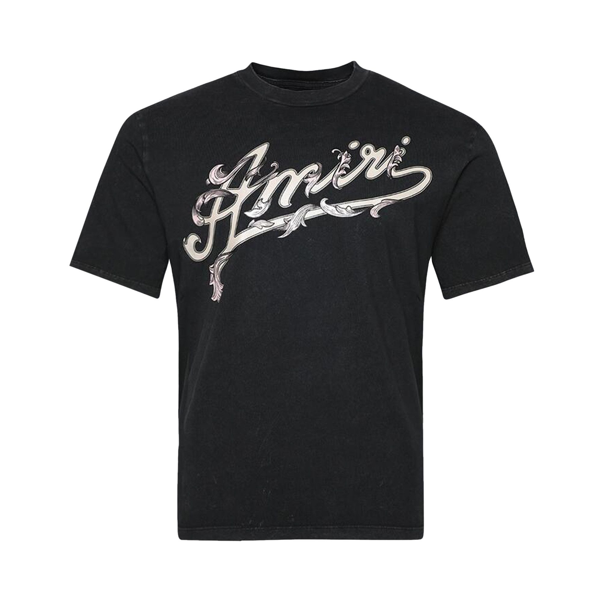 Buy Amiri Filigree Tee 'Black' - AMJYTE1013 001 BLAC | GOAT DE