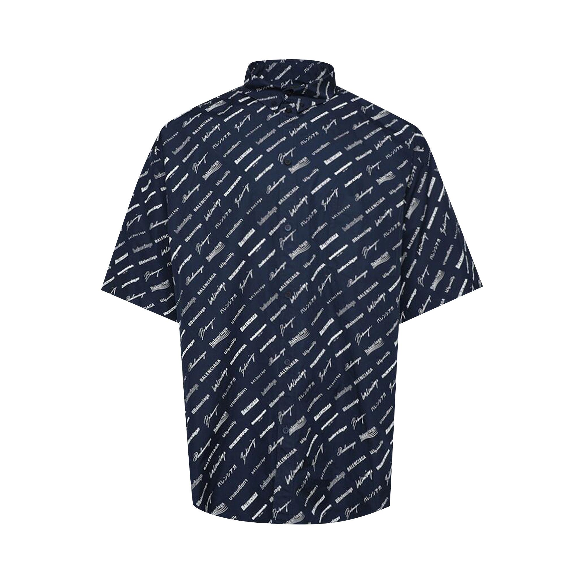 Buy Balenciaga Shirt Marine Dirty White 681702 TNLL1 8130 GOAT