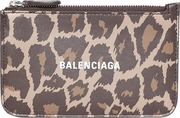 Balenciaga Credit Card Holder 'Beige/Brown/Light White'