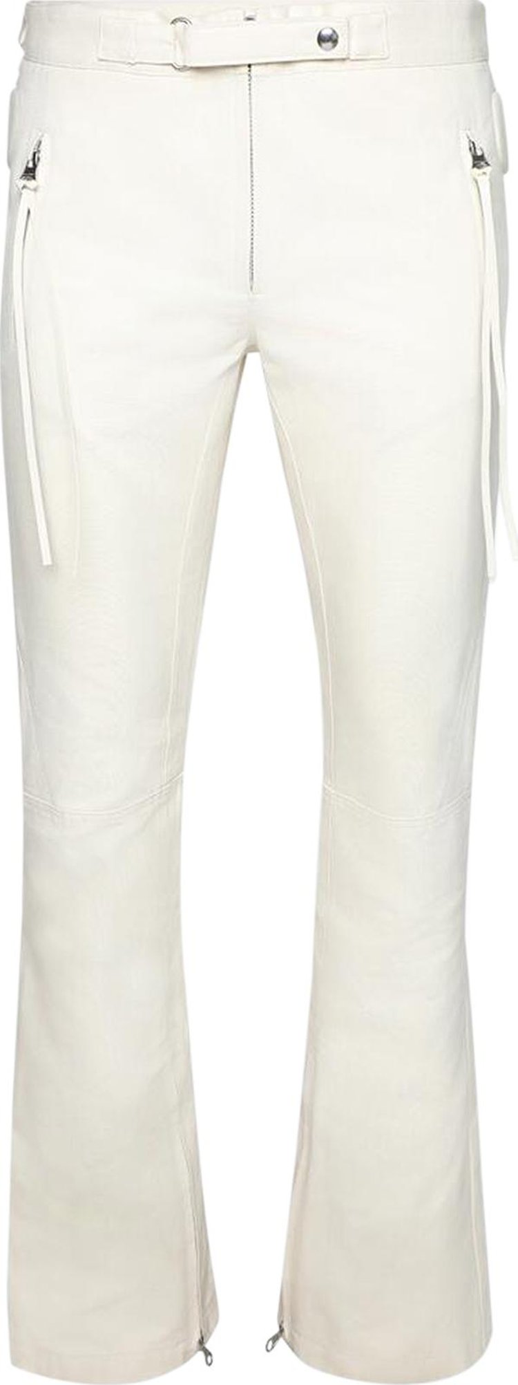 Courrèges Racer Cotton Padded Pants 'Cream'