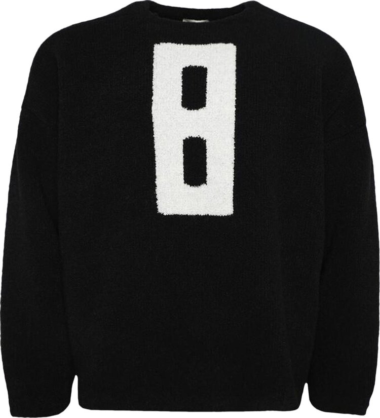 Fear of God Boucle Straight Neck Relaxed Sweater 'Black'