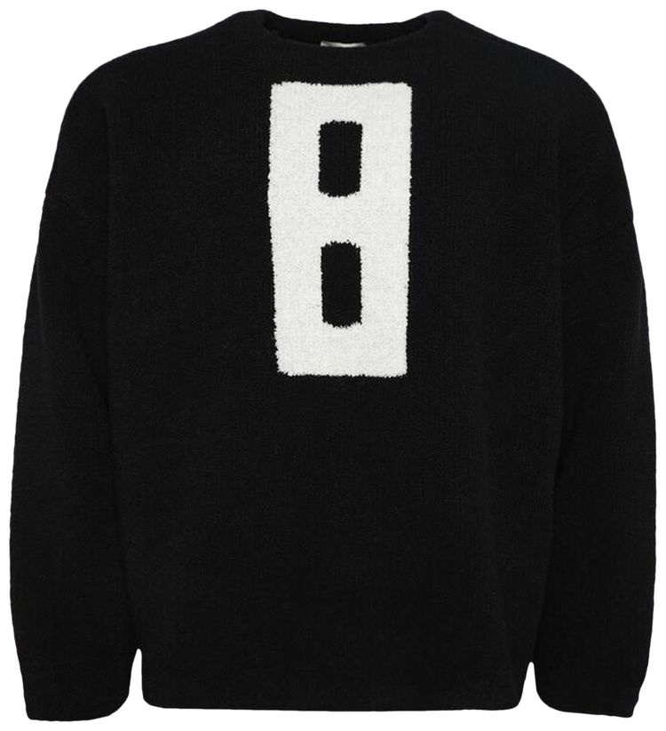 Fear of God Boucle Straight Neck Relaxed Sweater Black