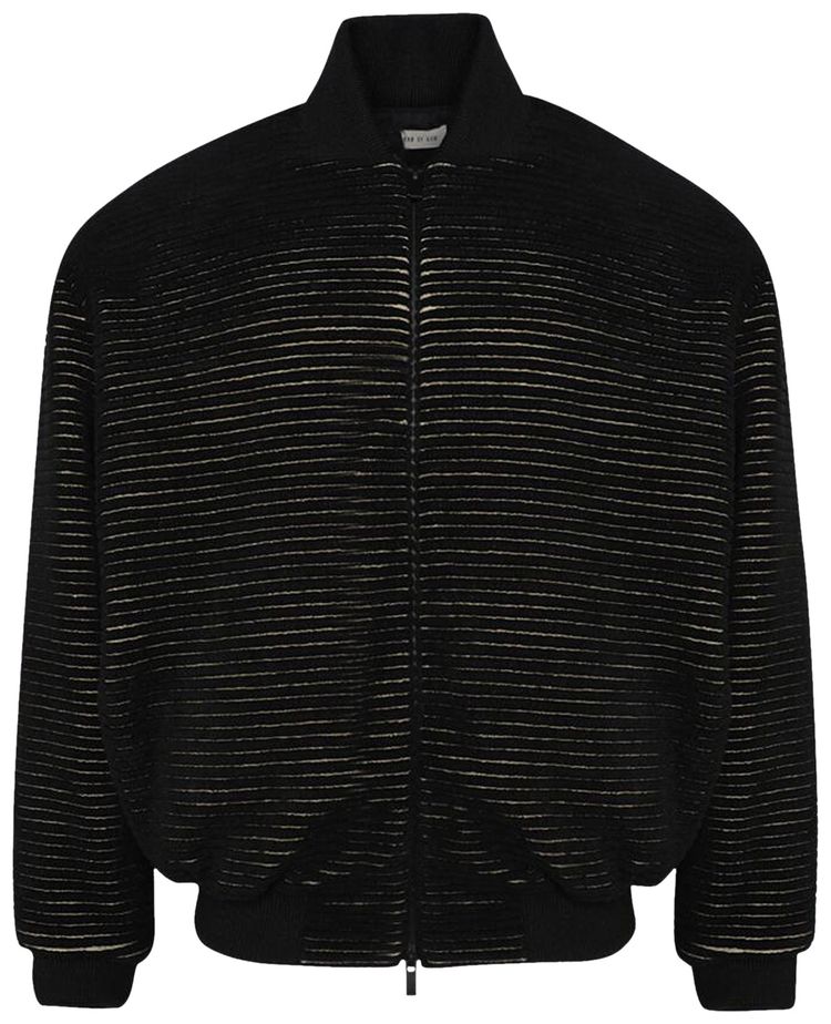 Fear of God Stripe Bomber Black