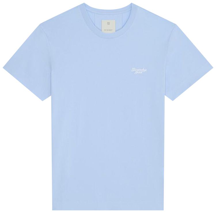 Givenchy Slim Fit T Shirt Baby Blue