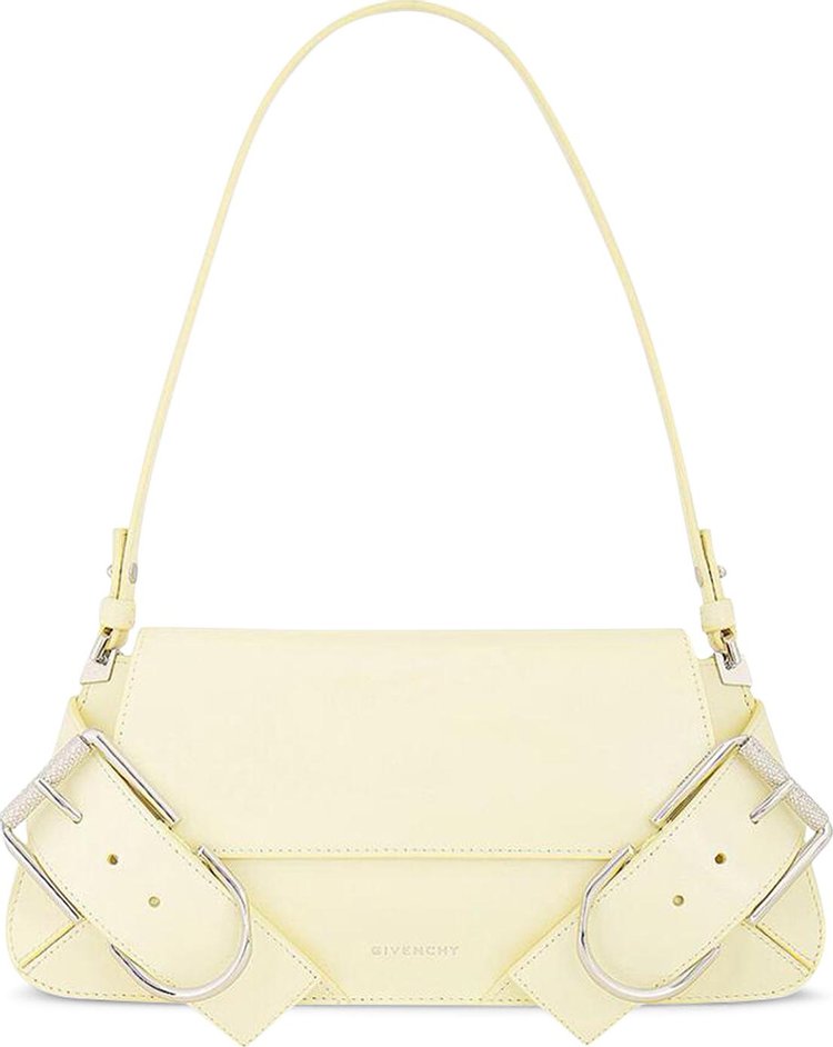 Givenchy Voyou Shoulder Flap Bag Soft Yellow