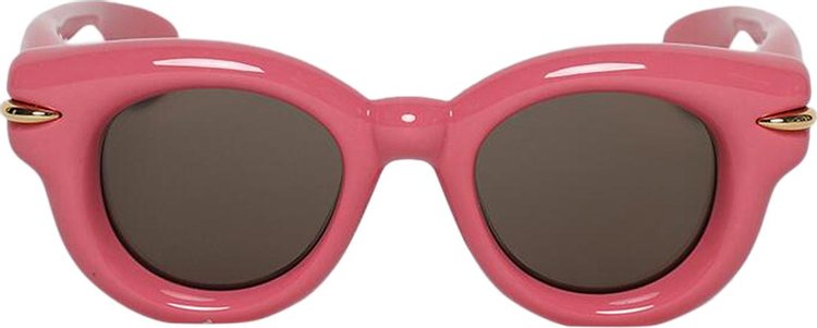 Loewe Inflated Sunglasses 'Shiny Pink/Brown'