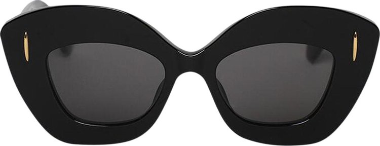 Loewe Anagram Sunglasses 'Shiny Black/Smoke'