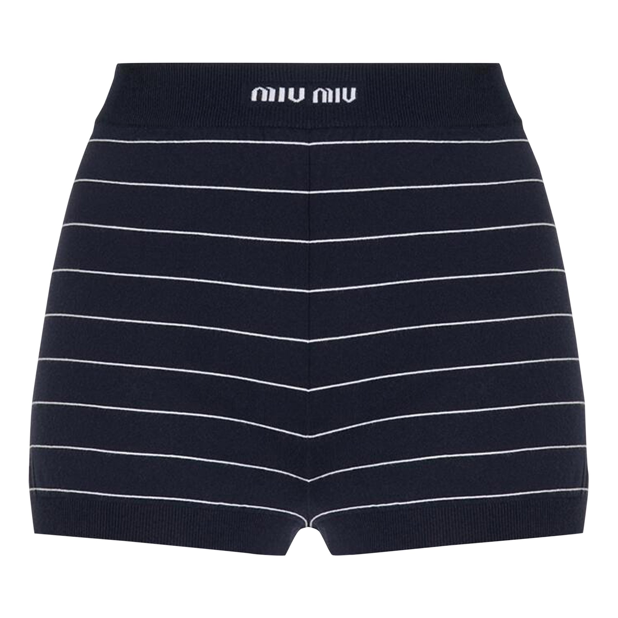 Buy Miu Miu Mini Shorts 'Blue/White' - MMP236 S OOO F022X | GOAT CA
