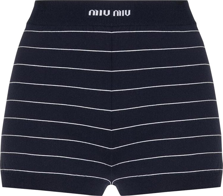 Miu Miu Mini Shorts 'Blue/White'