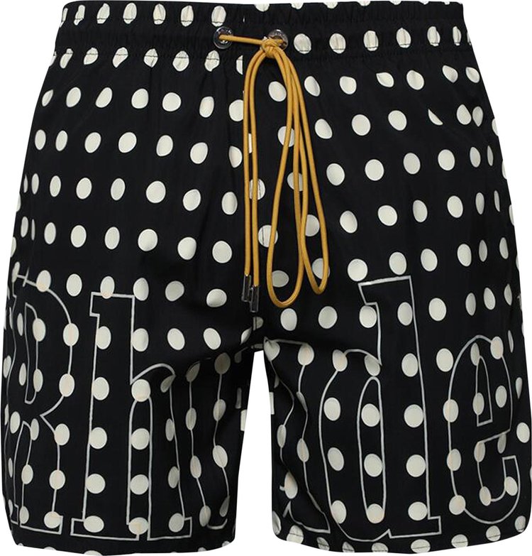 Rhude Logo Polka Dot Short 'Black/White'