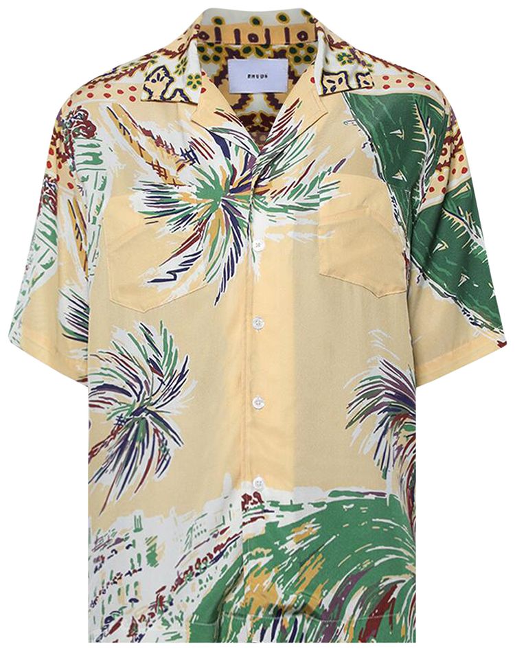 Rhude Palmina Silk Shirt Multicolor