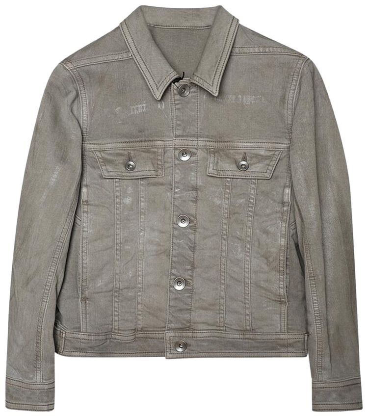 Rick Owens Kids Trucker Jacket Pearl