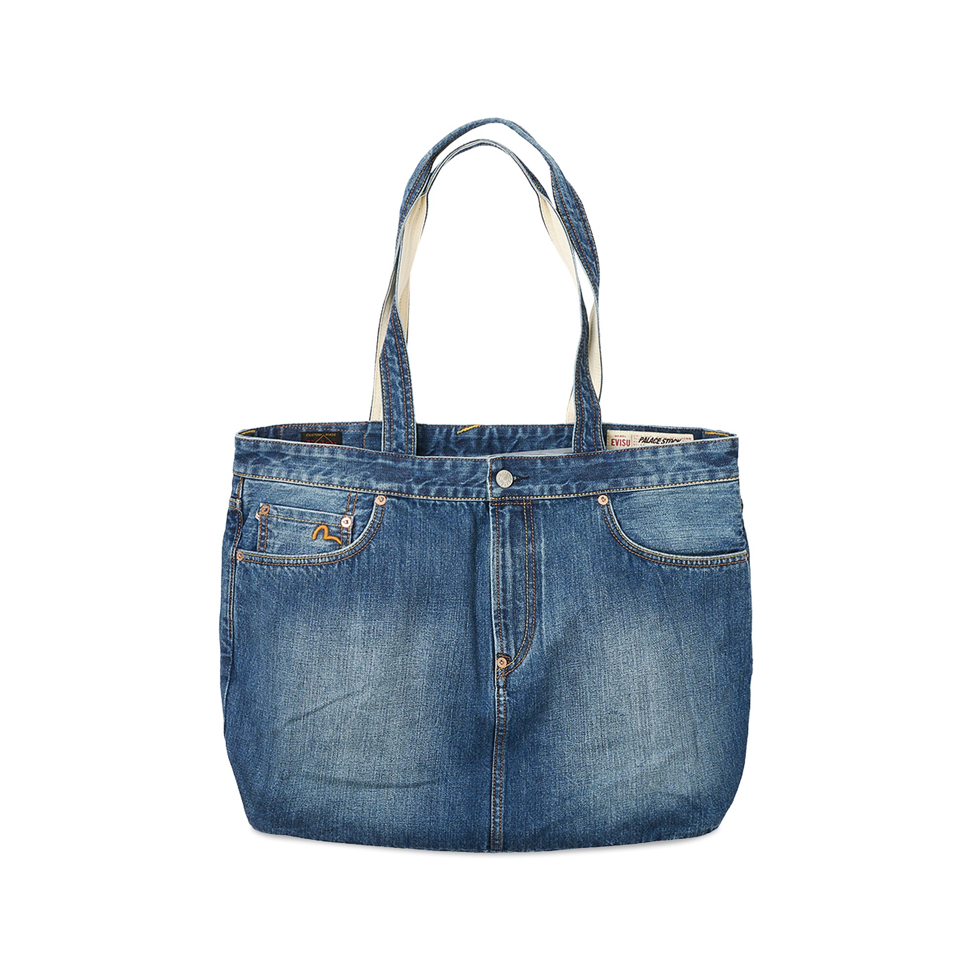 Palace x Evisu Denim Tote 'Light Wash'