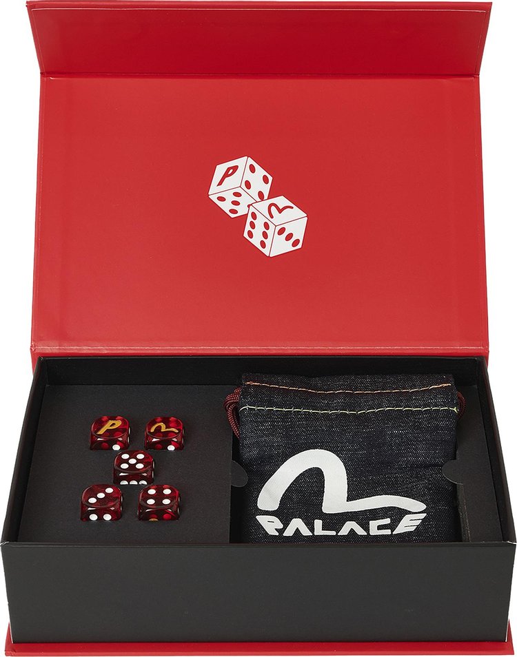 Palace x Evisu Dice Red