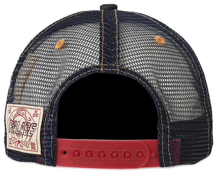 Palace x Evisu Dice Mesh Trucker Raw