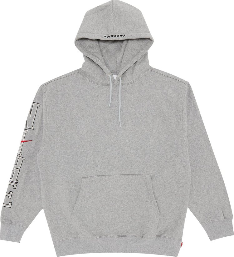 Supreme x Nike Hooded Sweatshirt 'Heather Grey'