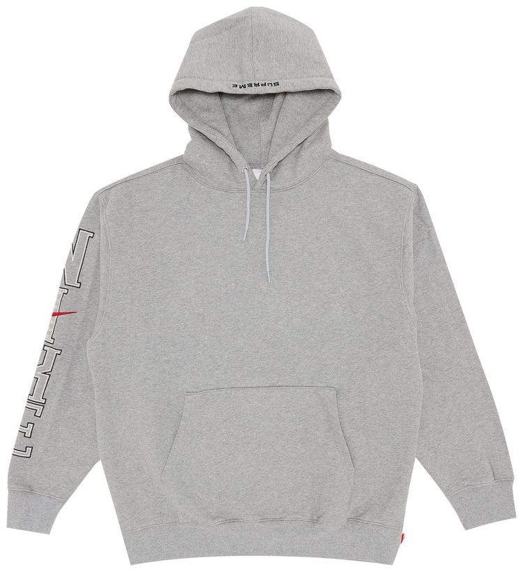 Supreme x Nike Hooded Sweatshirt Heather Grey