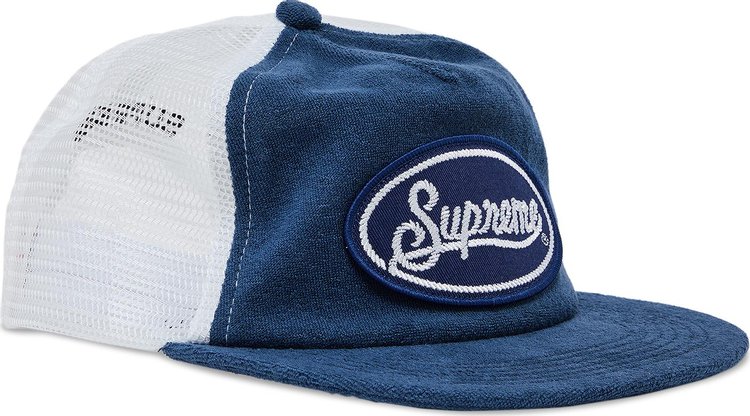 Supreme Terry Mesh Back 5 Panel Blue