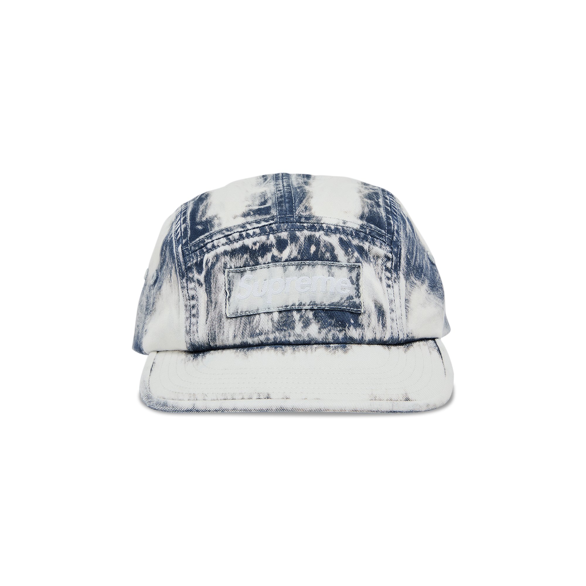 Supreme Bleached Chino Camp Cap 'Navy'