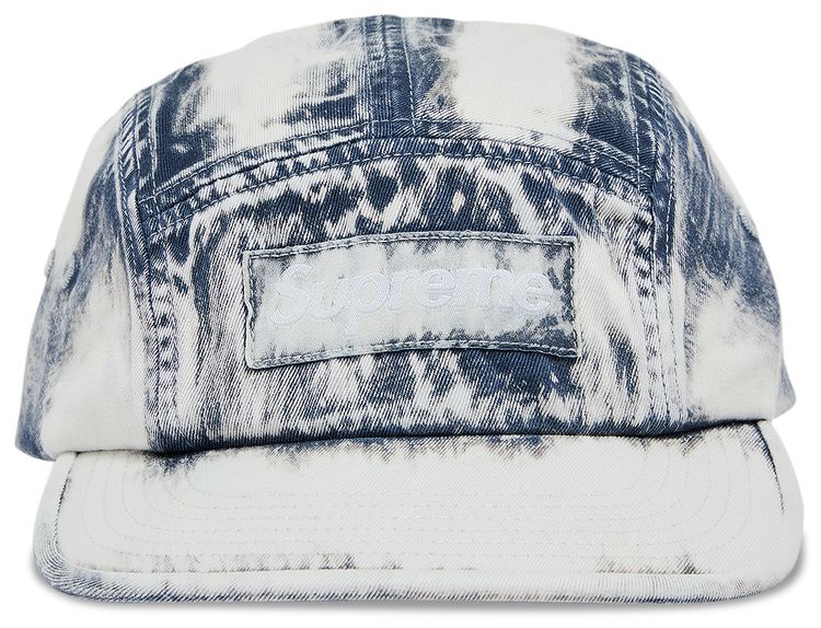 Supreme Bleached Chino Camp Cap Navy