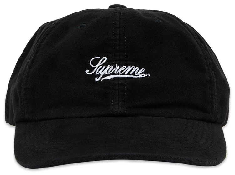 Supreme Lightweight Moleskin 6 Panel Black