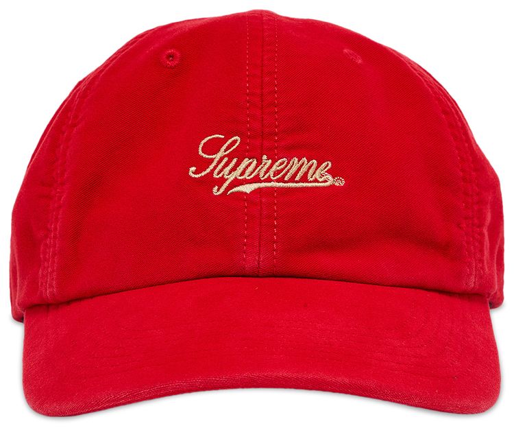Supreme Lightweight Moleskin 6 Panel Red