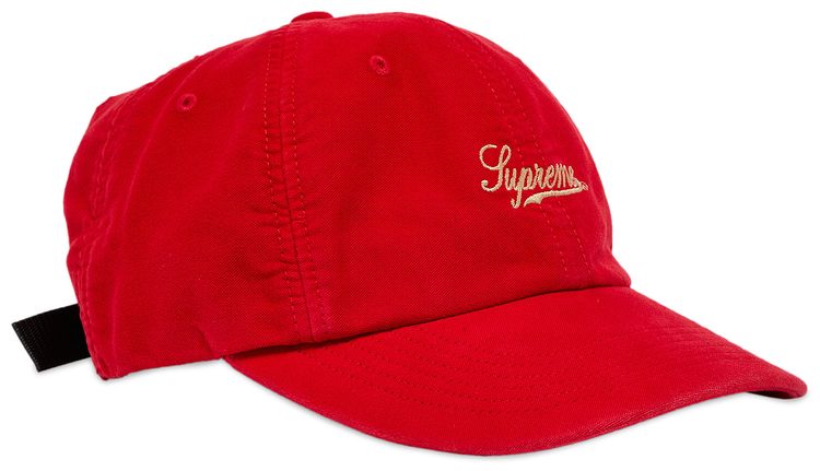 Supreme Lightweight Moleskin 6 Panel Red