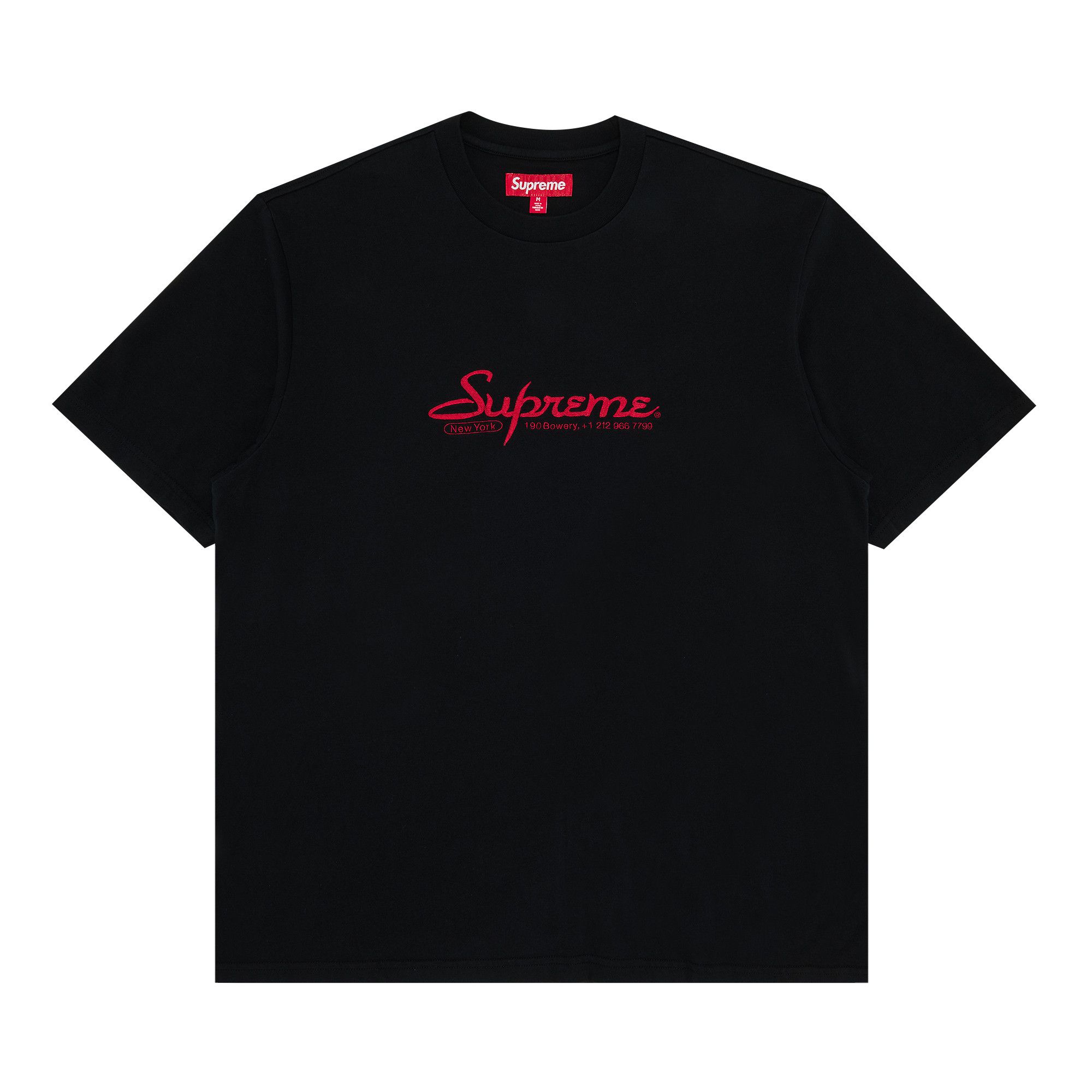 Buy Supreme Contact Short-Sleeve Top 'Black' - SS24KN78 BLACK | GOAT