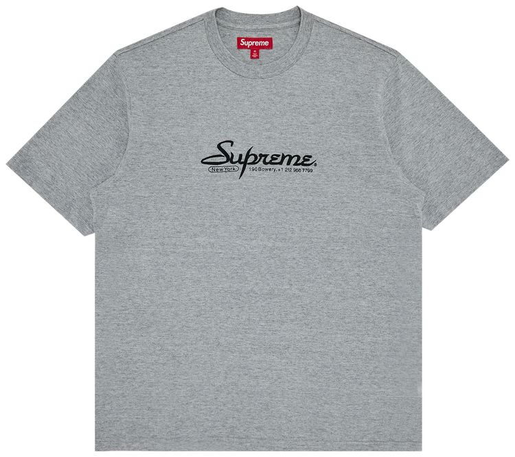 Supreme Contact Short Sleeve Top Heather Grey