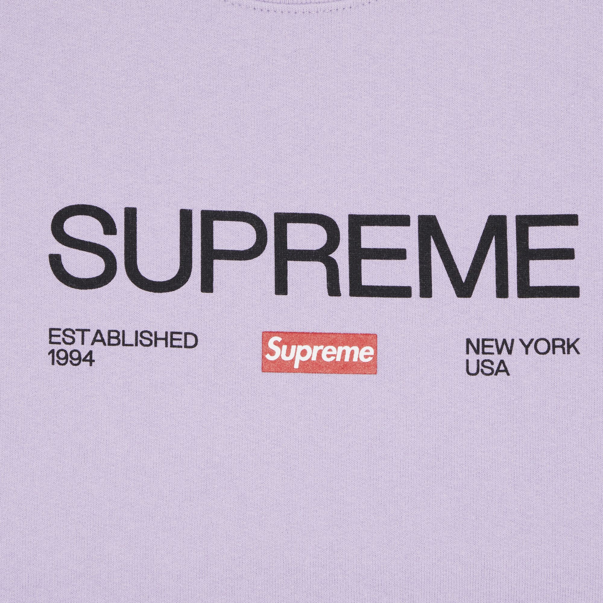 【Supreme】Established Crewneck★Violet★24SS★ Buy Supreme Established Crewneck 'Violet' - SS24SW54 VIOLET