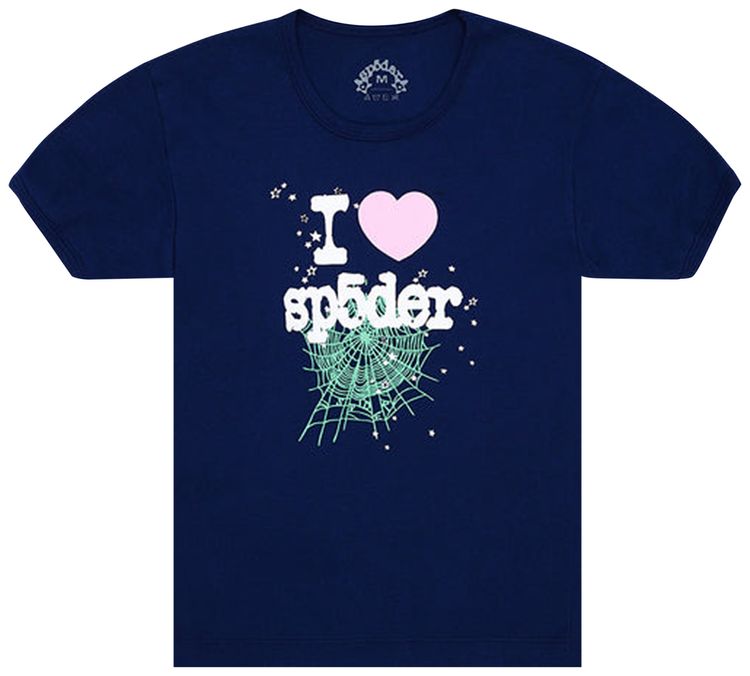 Sp5der Souvenir Tee Navy