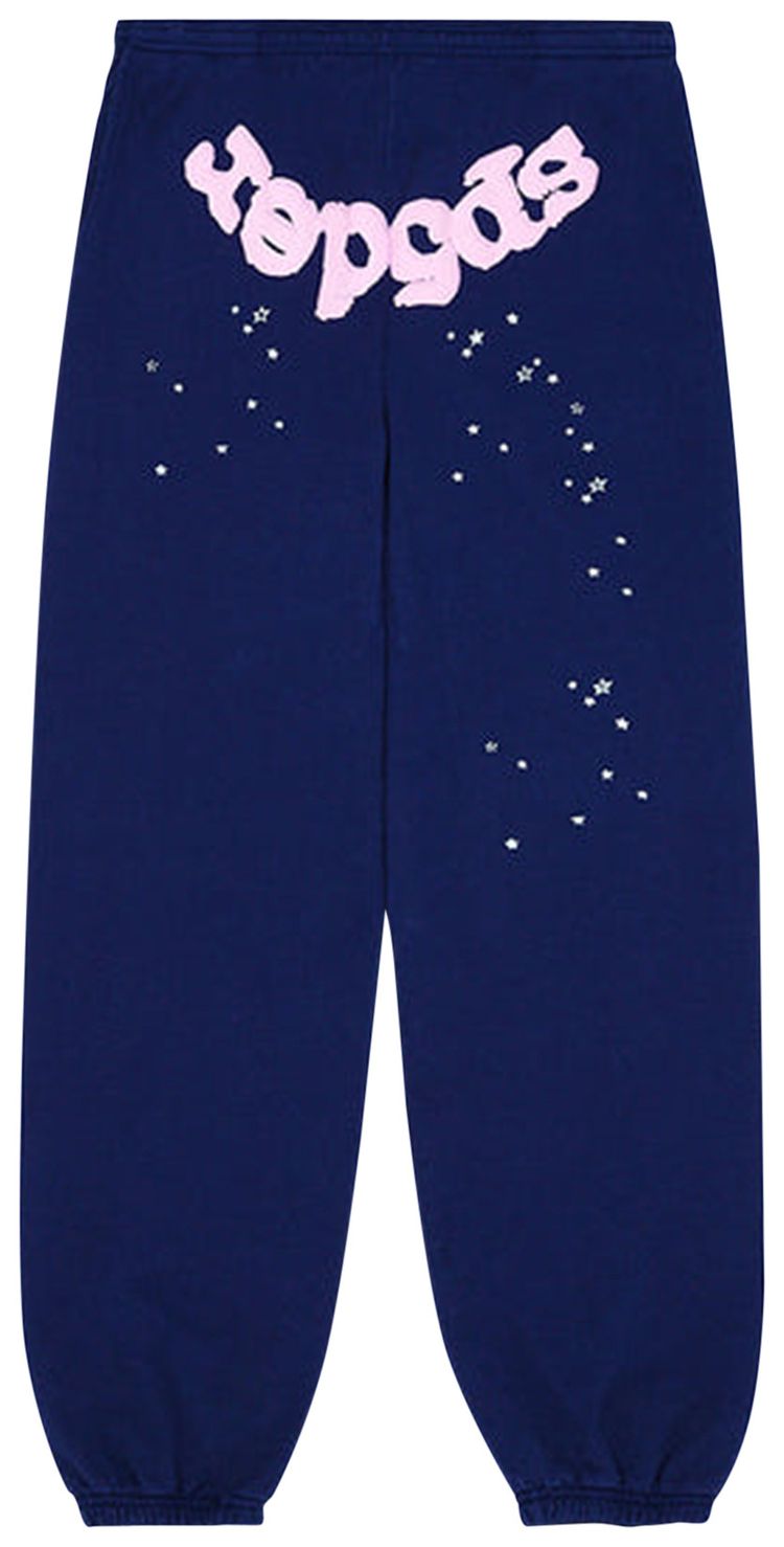 Sp5der OG Web Sweatpants Navy
