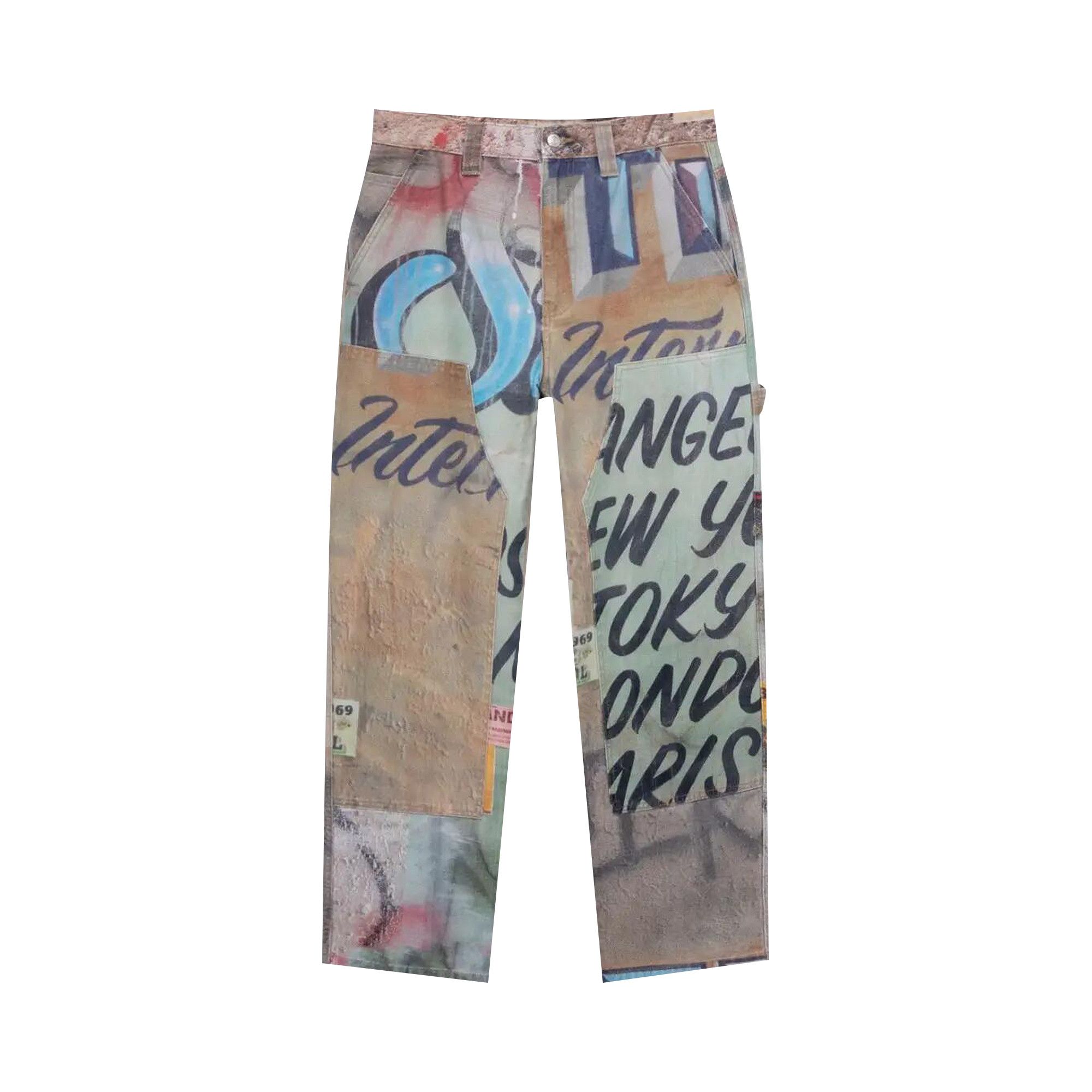 売れ筋商品お見逃しなく Buy Stussy Alfonso Canvas Work Pant 'Multicolor' - 116630 パンツ