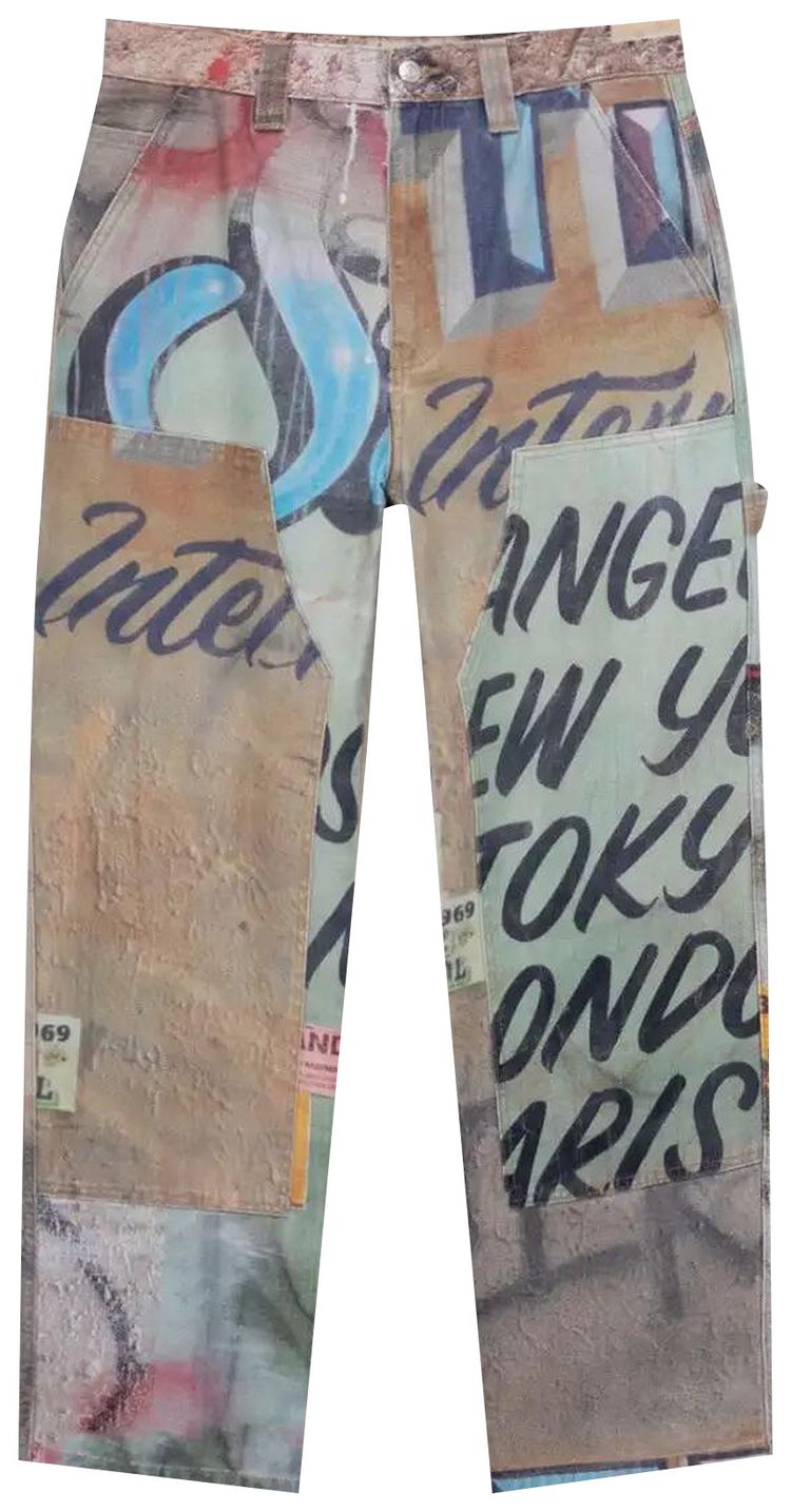 Stussy Alfonso Canvas Work Pant Multicolor