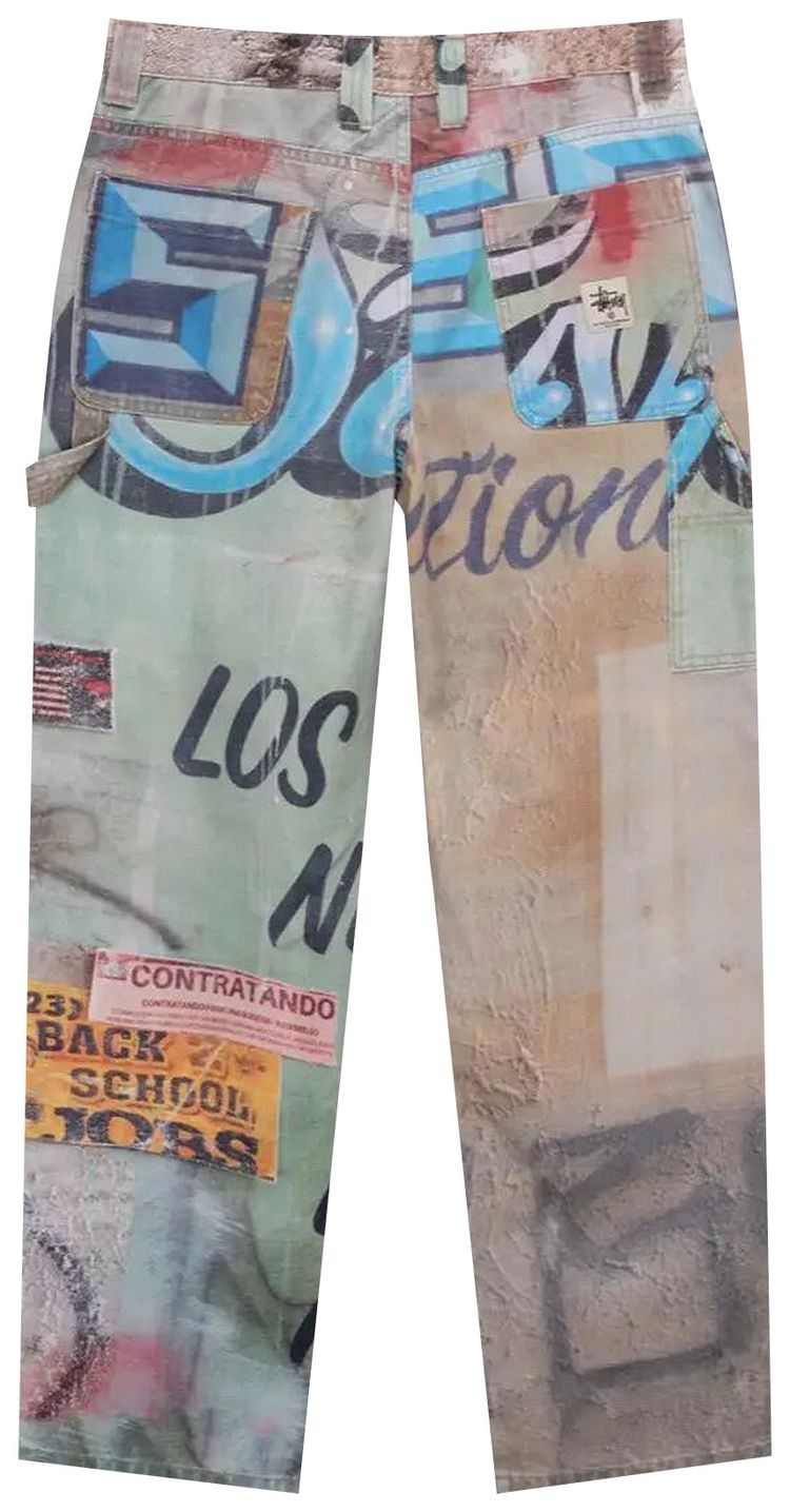 Stussy Alfonso Canvas Work Pant Multicolor
