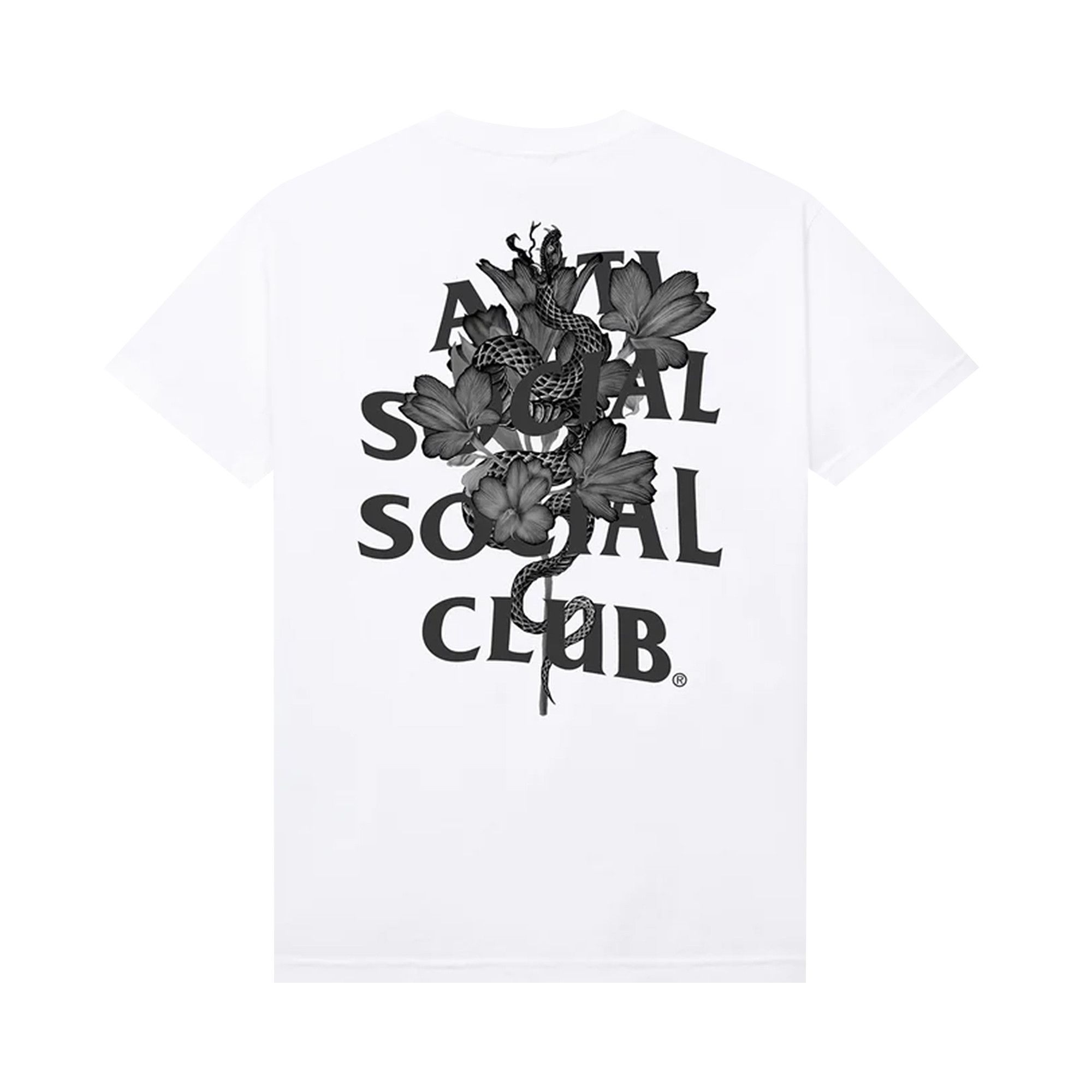 Anti social social club flower tee clearance