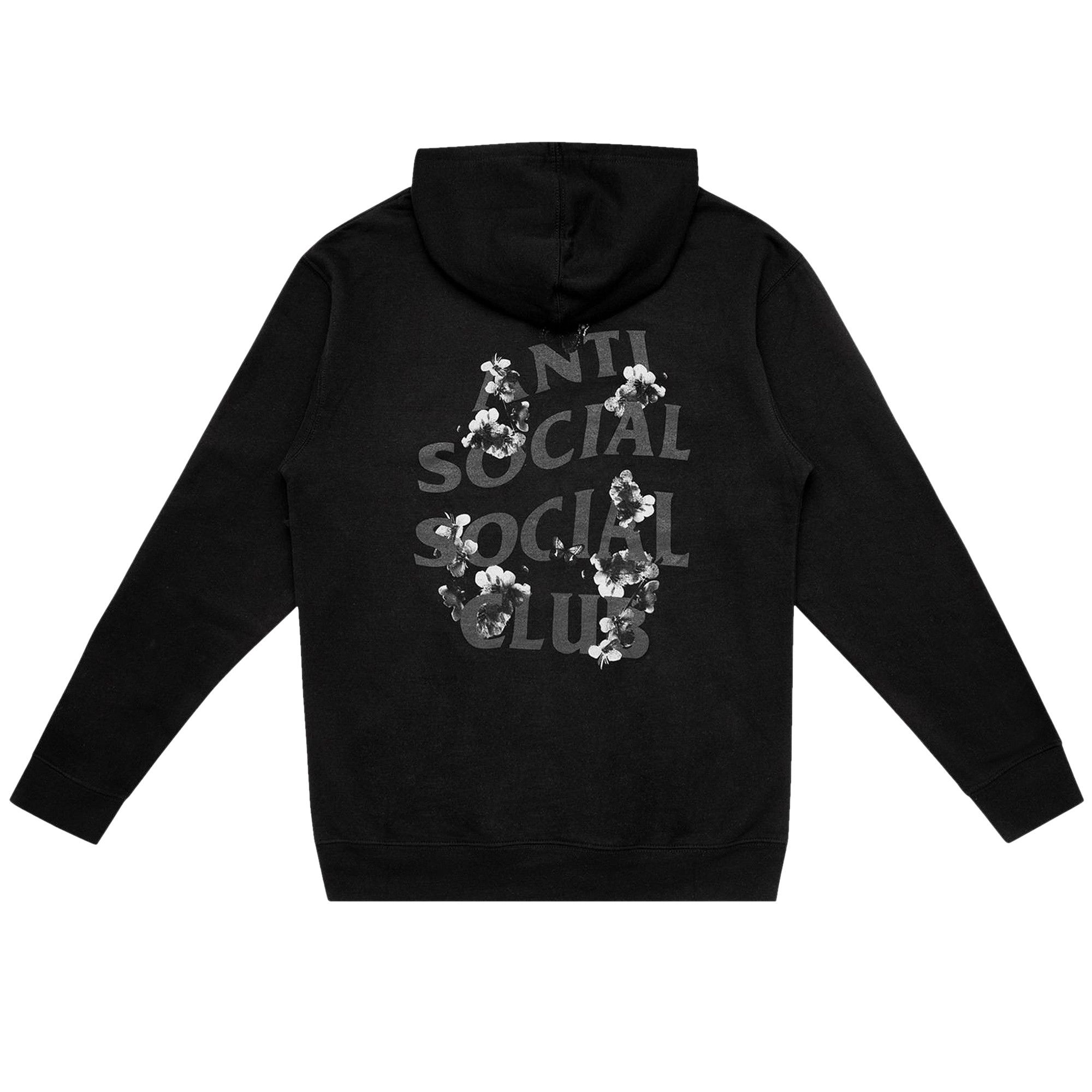 Kkoch black hoodie assc top