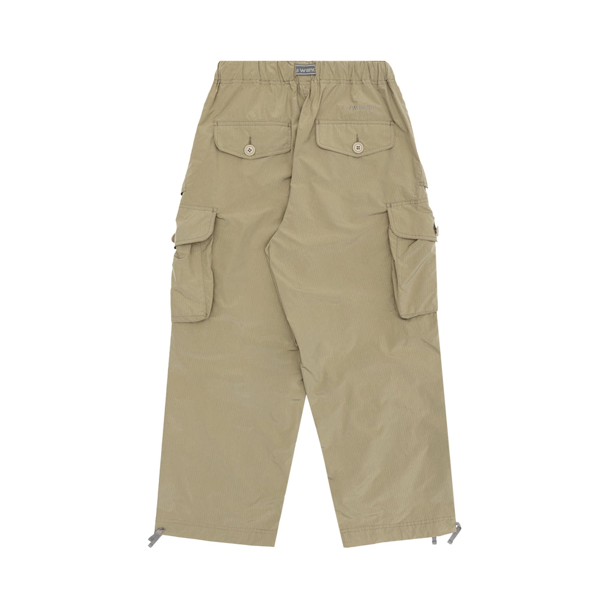 Buy And Wander Oversized Cargo Pants 'Light Beige' - 5744182169