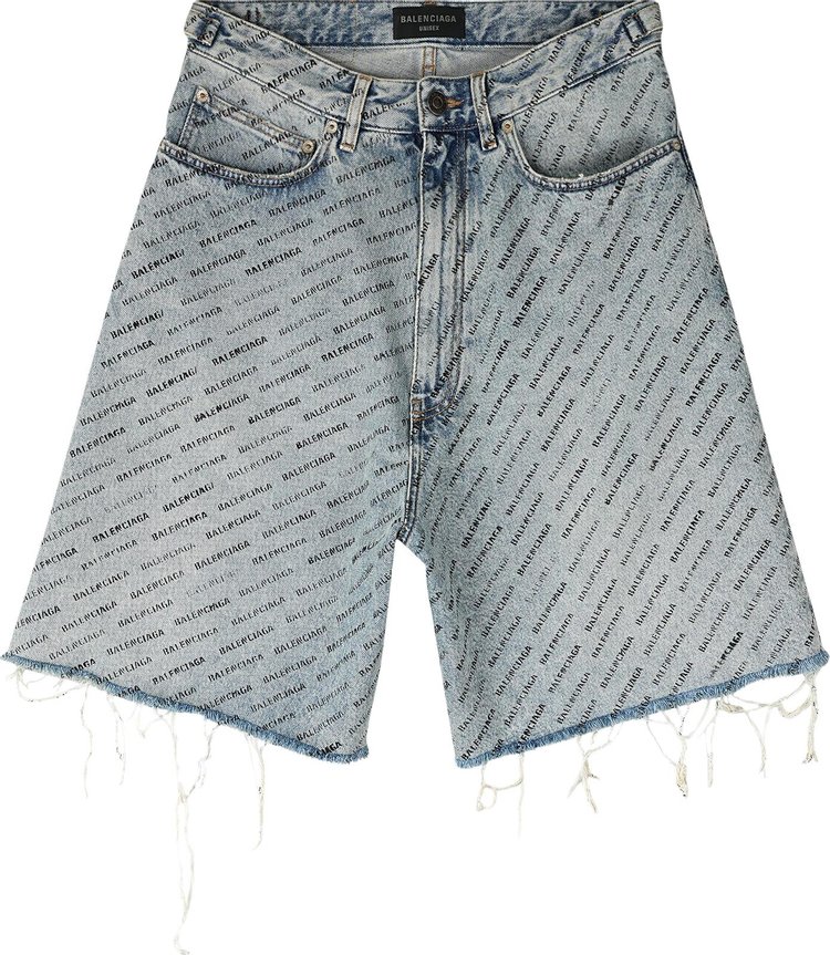 Balenciaga Skater Shorts Iced Blue