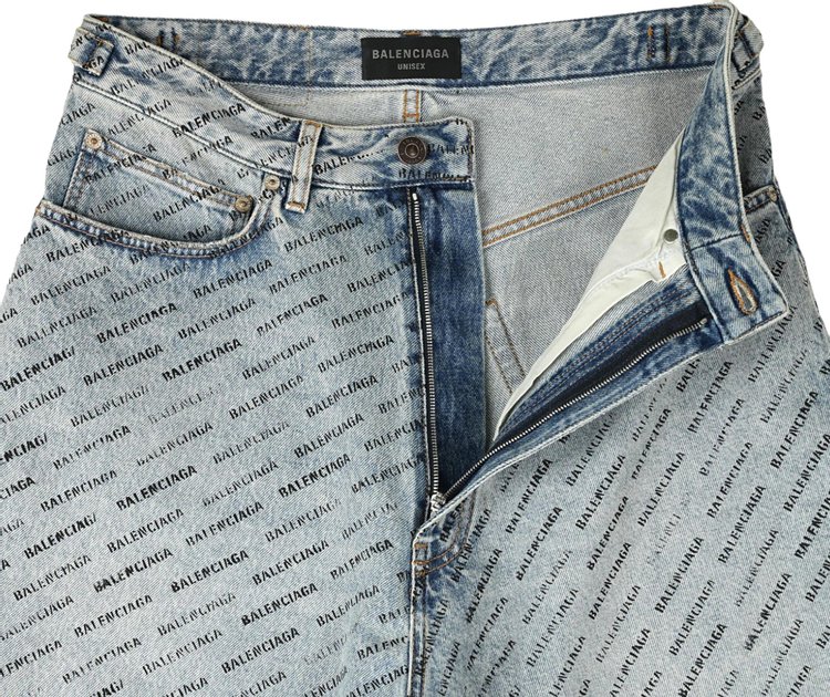 Balenciaga Skater Shorts Iced Blue