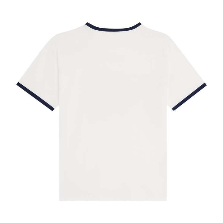 CELINE Paris Loose T Shirt Dirty WhiteNavyBlack