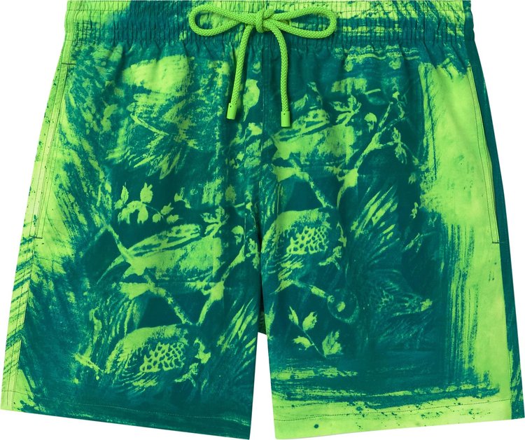Loewe Paula's Ibiza Swim Shorts 'Green/Multicolor'