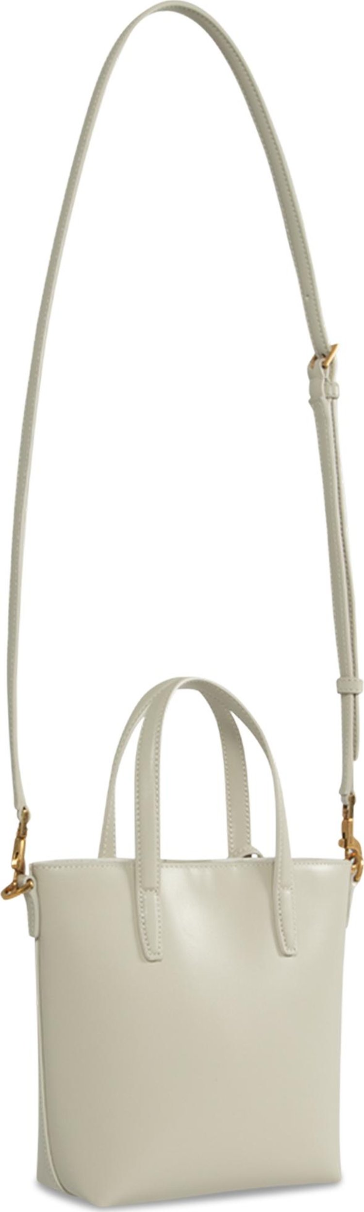 Saint Laurent Mini Shopping Tote Soft Cream