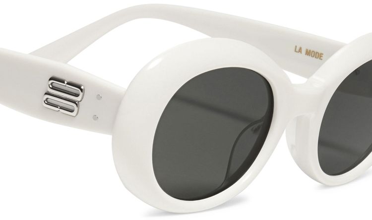 Gentle Monster La Mode W2 Sunglasses White