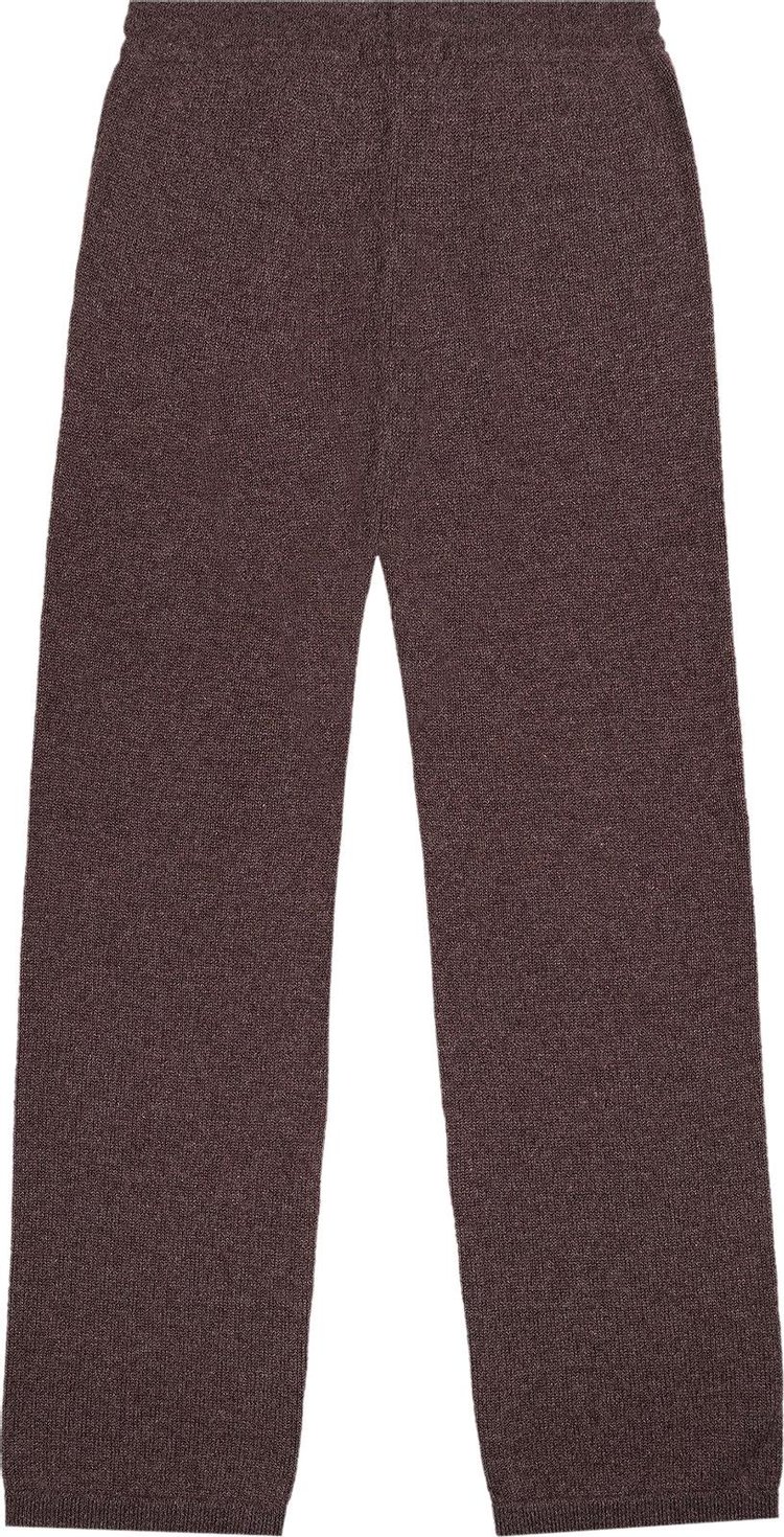 Sporty  Rich SRC Cashmere Trousers Brown