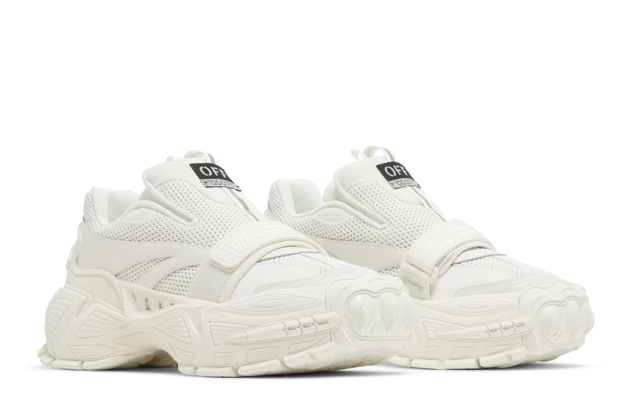 Buy Off-White Glove Slip On 'White' - OMIA284F23FAB001 0101