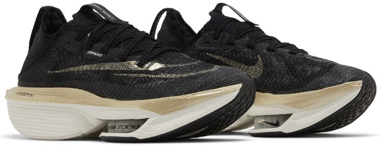 Wmns Air Zoom Alphafly NEXT 2 Black Metallic Gold Grain
