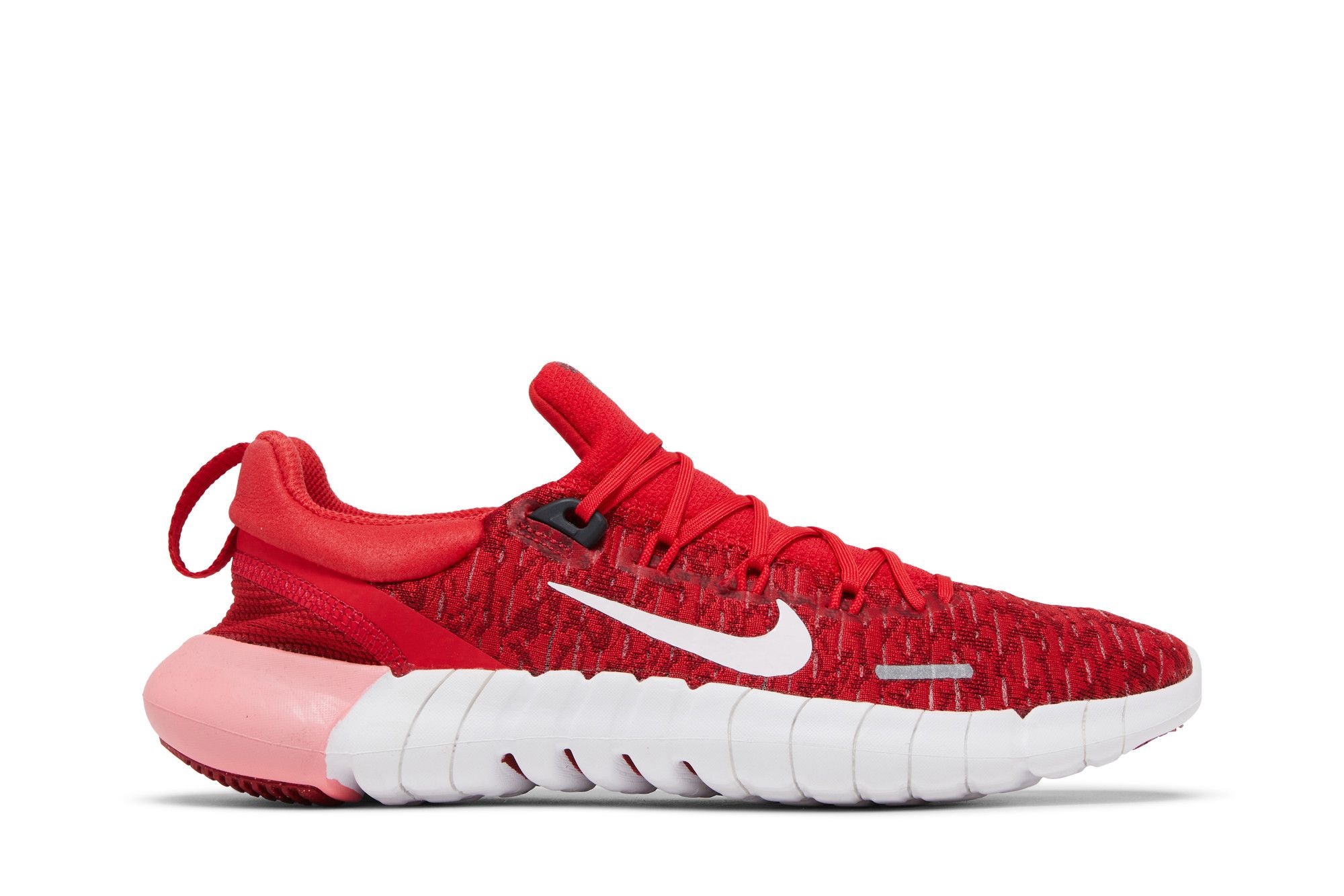 Red nike free run sale