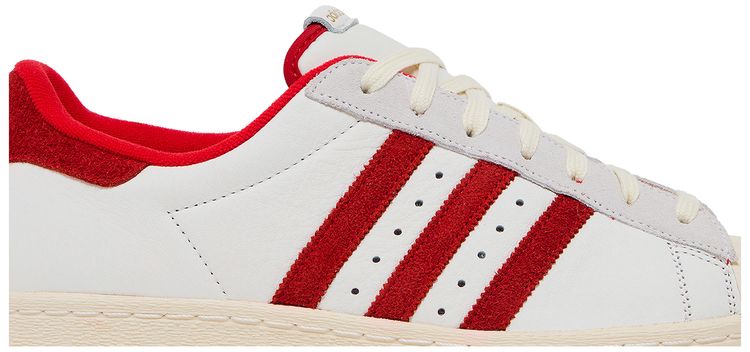 Adidas Superstar 82 White Vivid Red