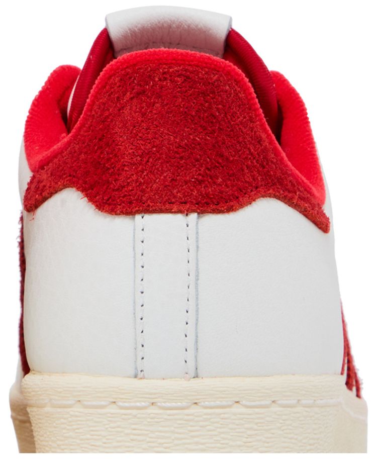 Adidas Superstar 82 White Vivid Red